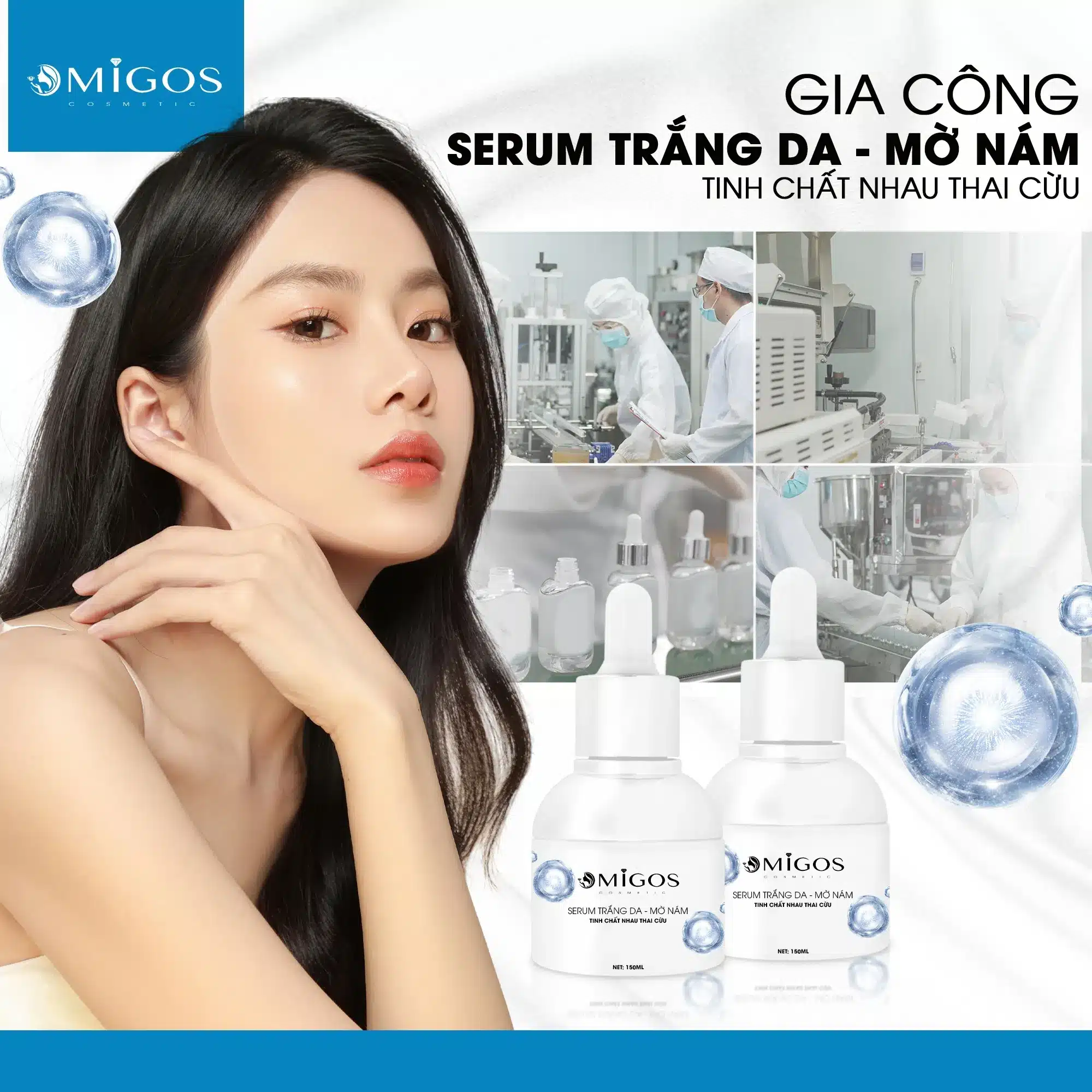 Serum hỗ trợ giảm/mờ nám