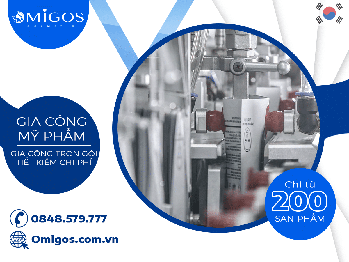 Gia công mỹ phẩm trọn gói tại Omigos