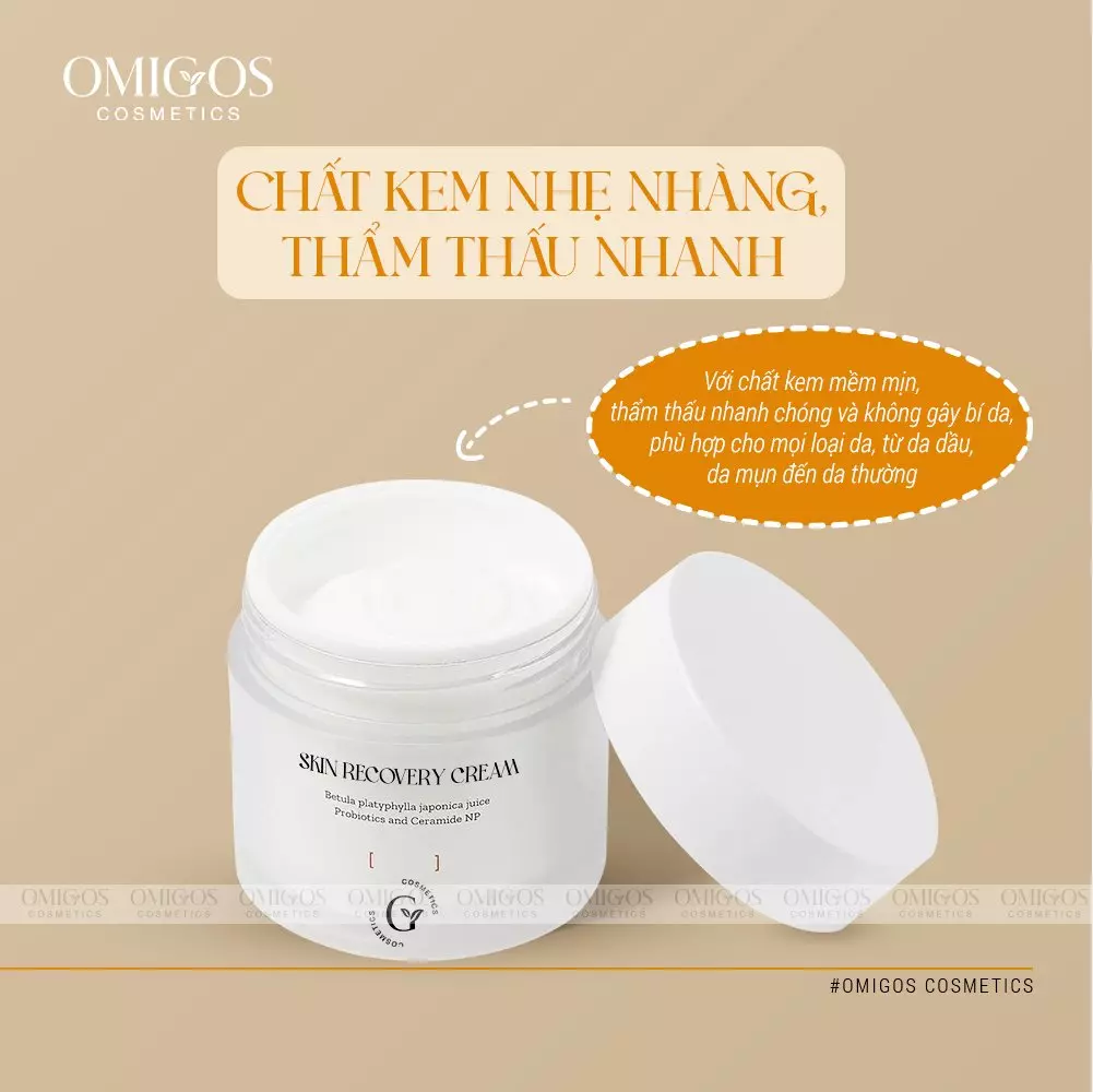 Dự án gia công kem body tại Omigos
