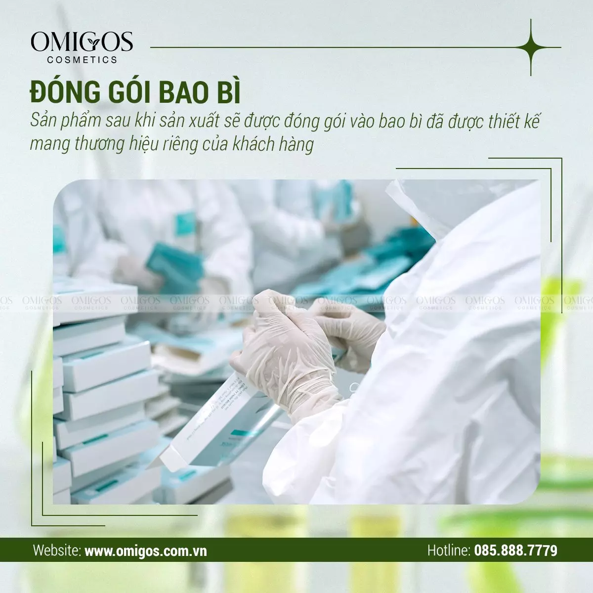 Thiết kế bao bì gia công mỹ phẩm hiện đại