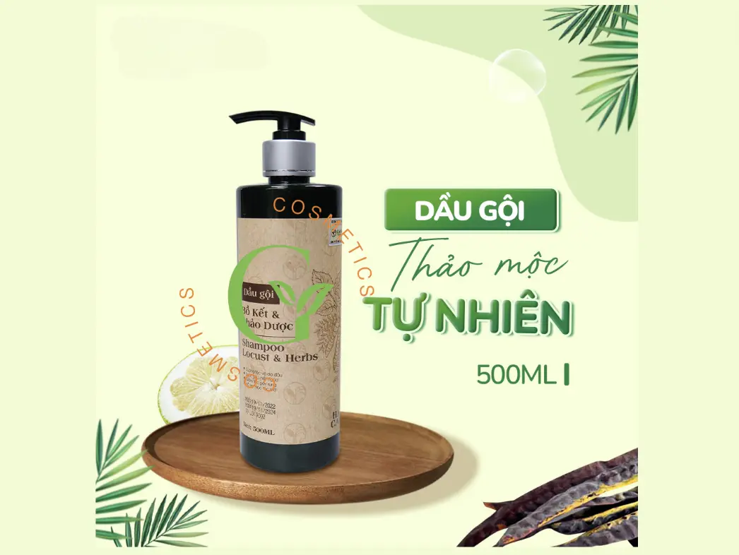 Gia công dầu gội bồ kết