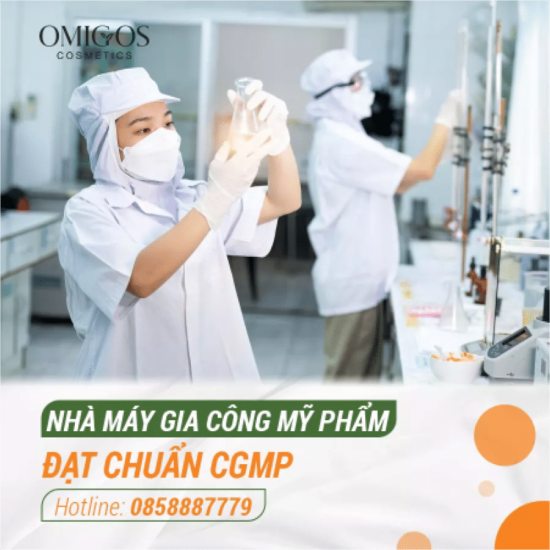 Trung tâm nghiên cứu, nhà máy gia công mỹ phẩm của Omigos đạt chuẩn cGMP