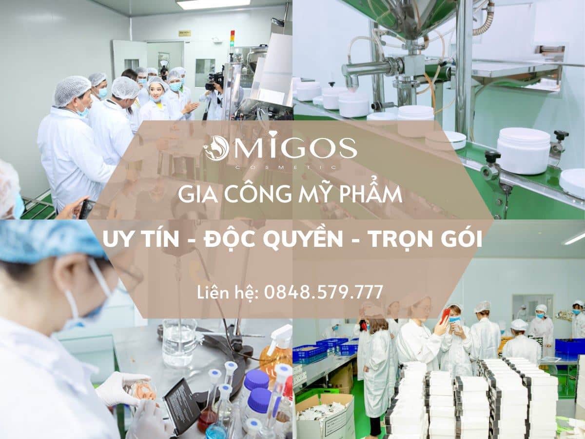 Bảng giá gia công mỹ phẩm trọn gói theo yêu cầu