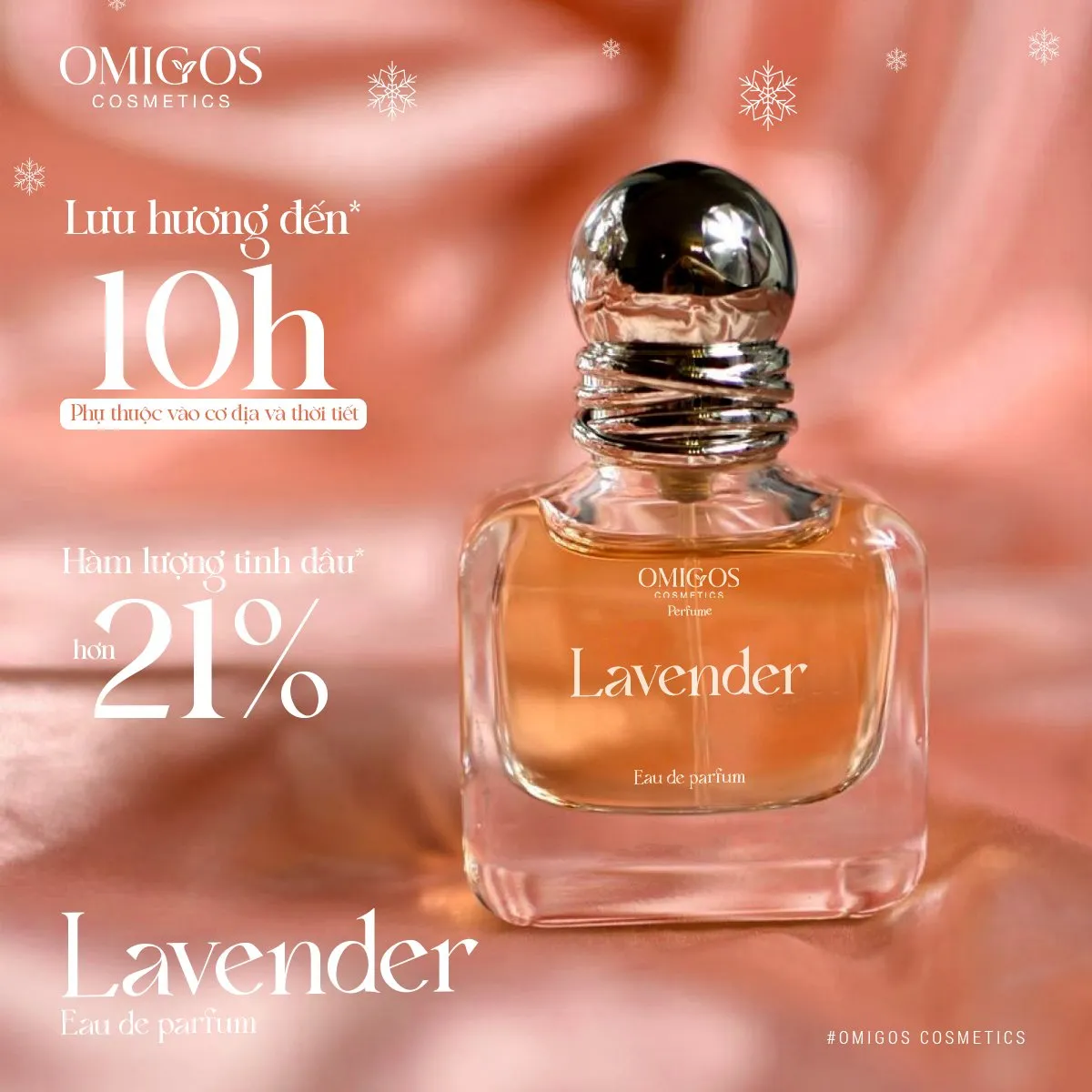 Gia công nước hoa lưu hương đến 10h tại Omigos