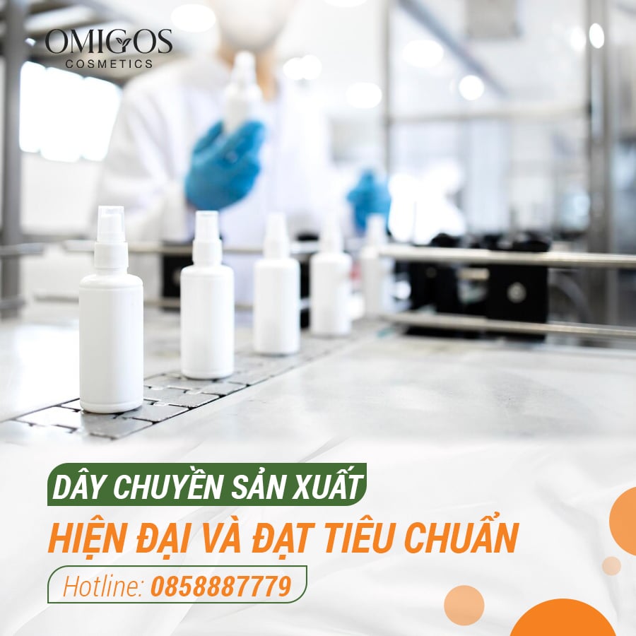 Quy trình sản xuất mỹ phẩm hiện đại và đạt tiêu chuẩn