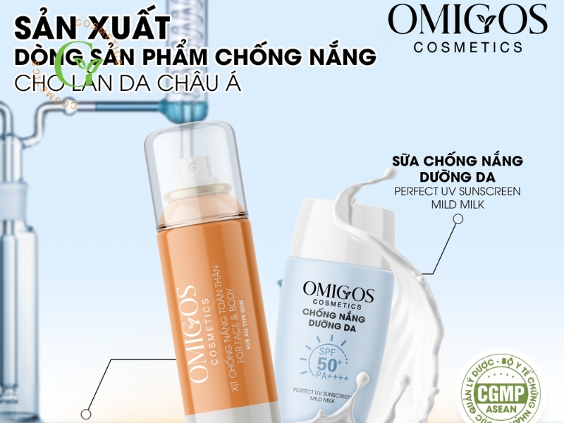 Gia công kem chống nắng cho nam