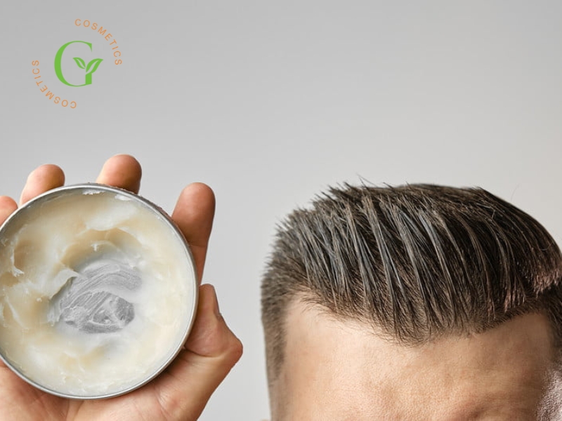 Gia công gel vuốt tóc nam