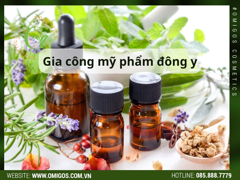Gia công mỹ phẩm đông y độc quyền, xu hướng gia công mới