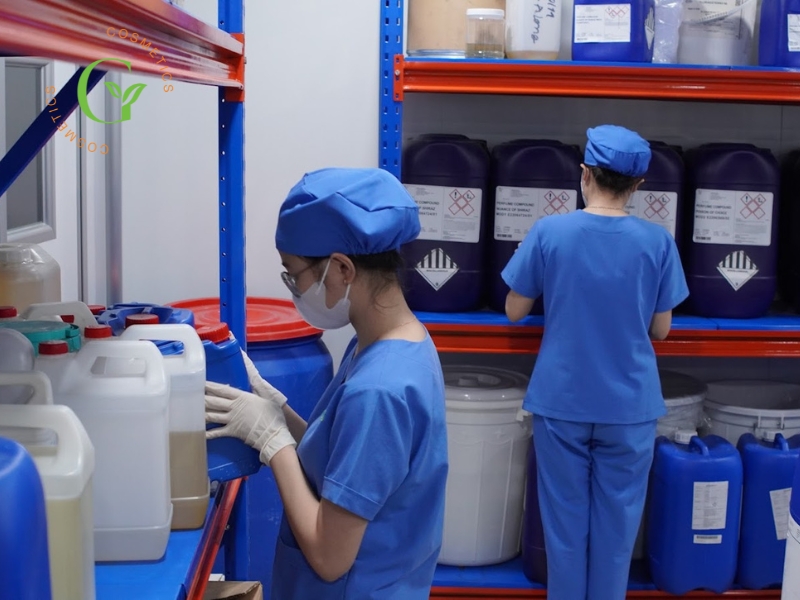 Nguyên liệu gia công mỹ phẩm có nguồn gốc rõ ràng