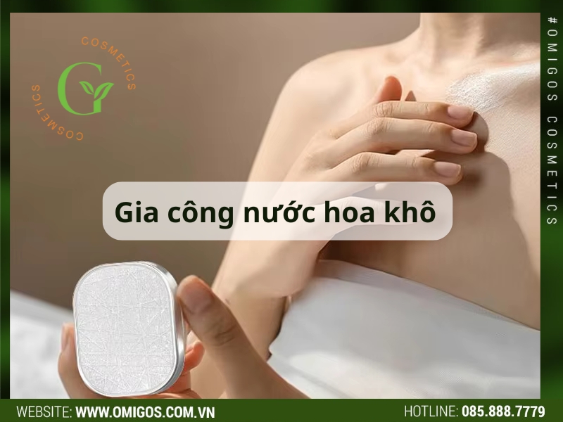 Thành phần nguyên liệu và quy trình gia công nước hoa khô tại Omigos