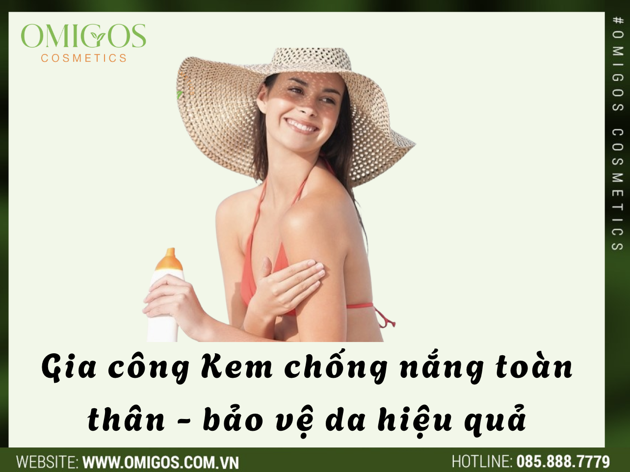 Gia công Kem chống nắng toàn thân