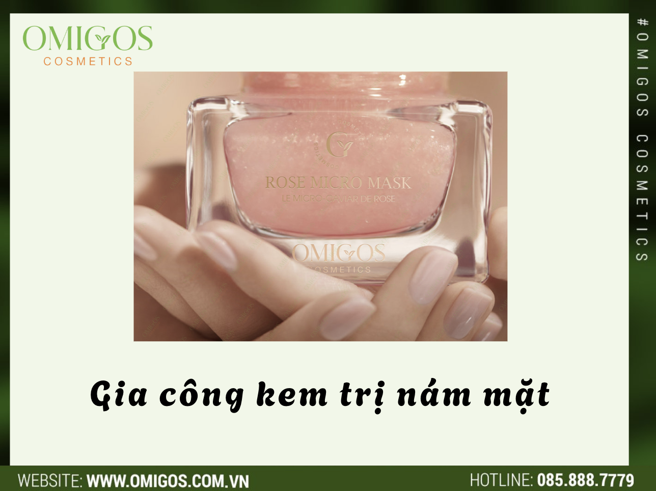 Gia công kem hỗ trợ giảm/mờ nám mặt - Xu hướng nổi bật trong làm đẹp và chăm sóc da