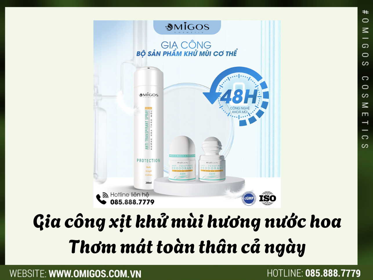 Gia công xịt khử mùi hương nước hoa - Khám phá quy trình và tiềm năng phát triển trong ngành mỹ phẩm