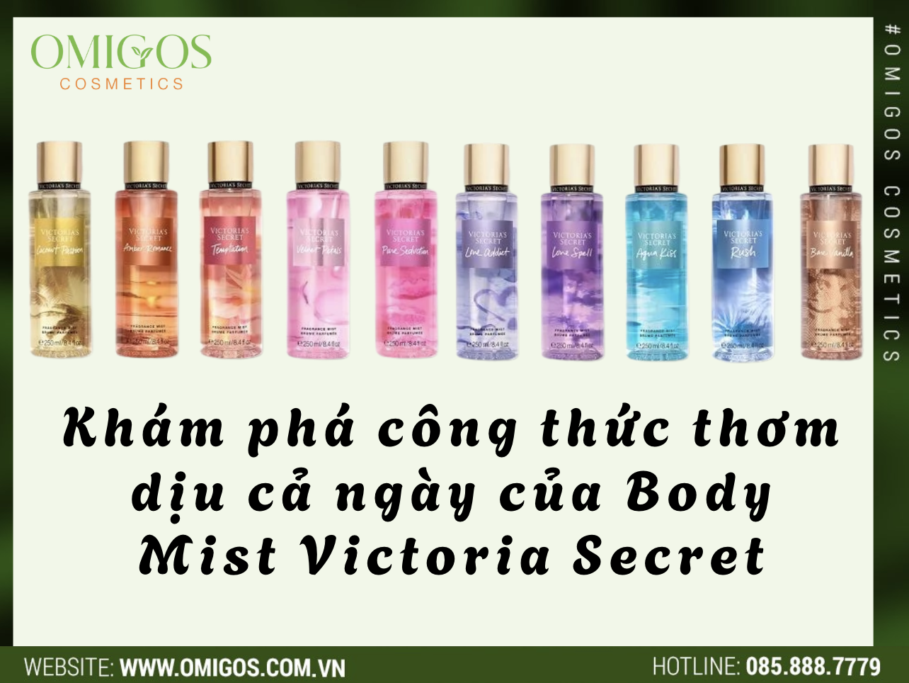 Khám Phá Công Thức Body Mist Victoria Secret - Hương Thơm Tỏa Sáng và Cảm Giác Tươi Mới