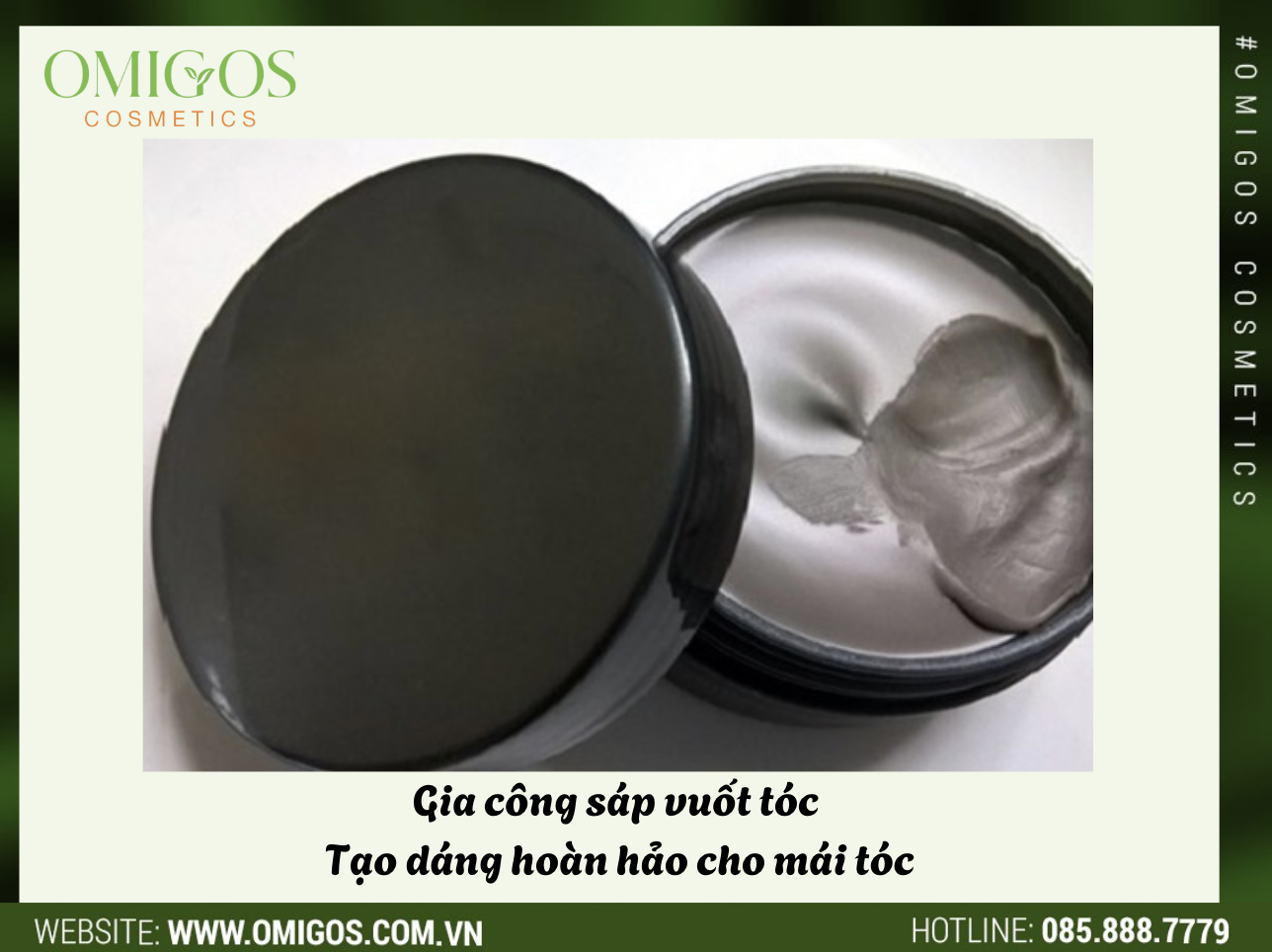 Gia công sáp vuốt tóc - Tạo dáng hoàn hảo cho mái tóc của bạn