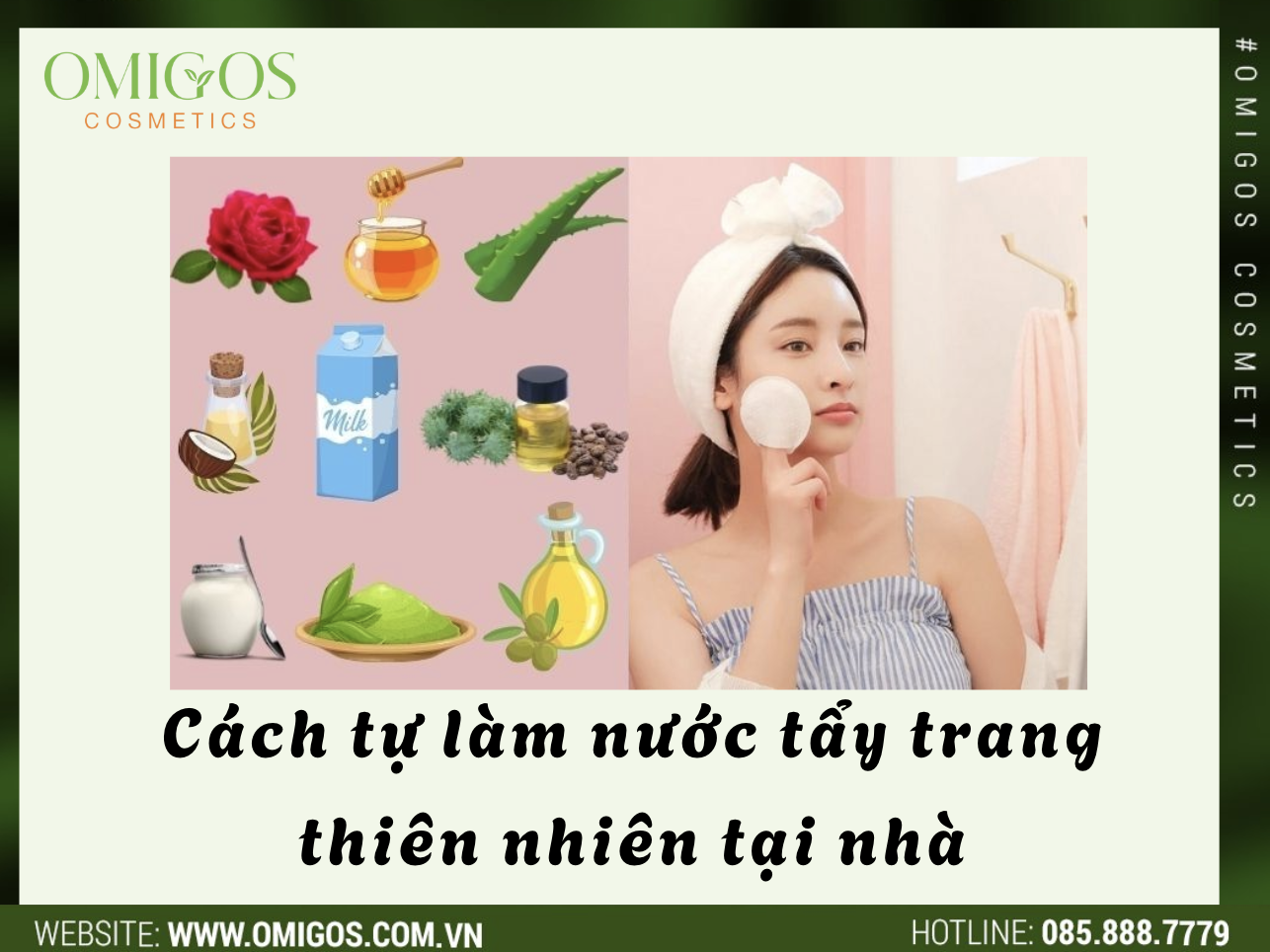 Tự Làm Nước Tẩy Trang Thiên Nhiên Tại Nhà - Đem Lại Sức Khỏe Cho Làn Da Bạn