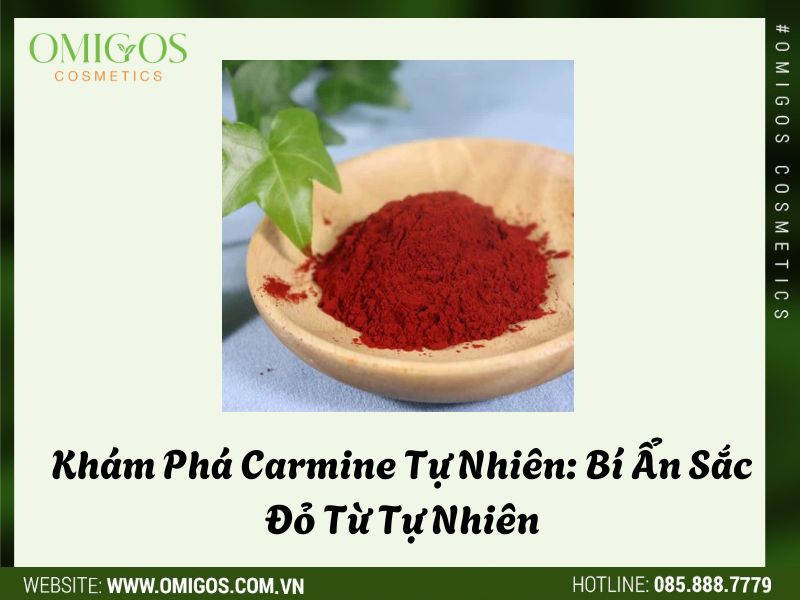 Khám Phá Carmine Tự Nhiên: Bí Ẩn Sắc Đỏ Từ Tự Nhiên