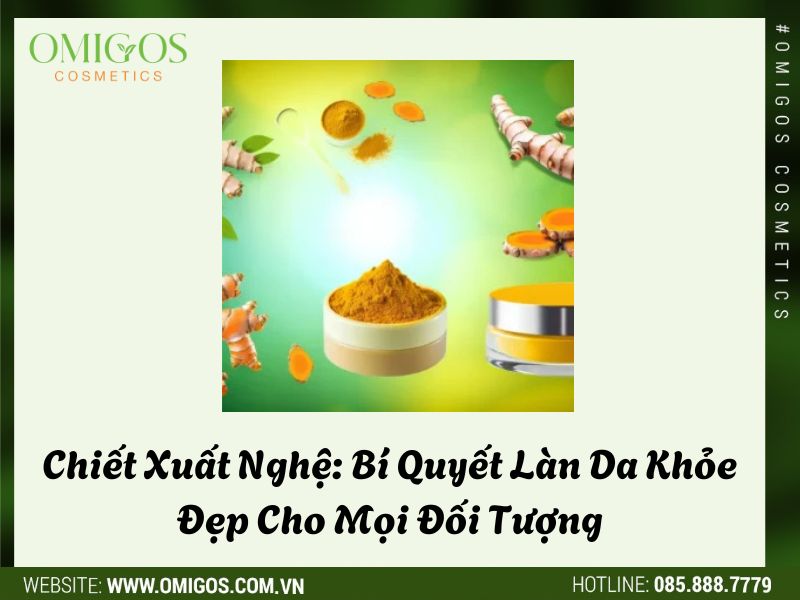 Chiết Xuất Nghệ: Bí Quyết Làn Da Khỏe Đẹp Cho Mọi Đối Tượng