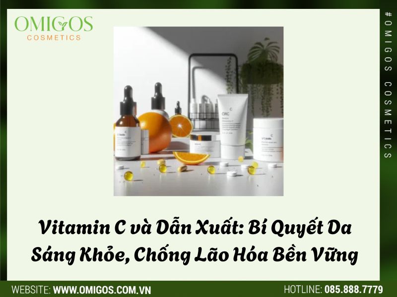 Vitamin C & Dẫn Xuất: Bí Quyết Da Sáng Khỏe, Chống Lão Hóa Bền Vững