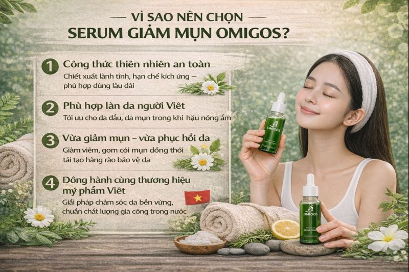 Serum mụn giúp làm khô nhanh cồi mụn, giảm sưng viêm và ngăn ngừa vi khuẩn gây mụn phát triển. Đồng thời tinh chất thẩm thấu sâu hỗ trợ phục hồi da, giảm thâm và giúp làn da khỏe hơn sau mụn.