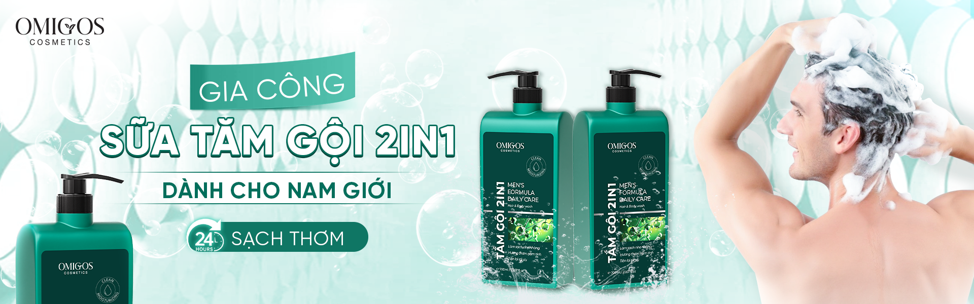 Dầu gội nam giúp làm sạch sâu da đầu, loại bỏ bã nhờn và bụi bẩn hiệu quả sau một ngày dài. Công thức dành riêng cho nam mang lại cảm giác mát lạnh, sảng khoái và mái tóc chắc khỏe, thơm lâu.