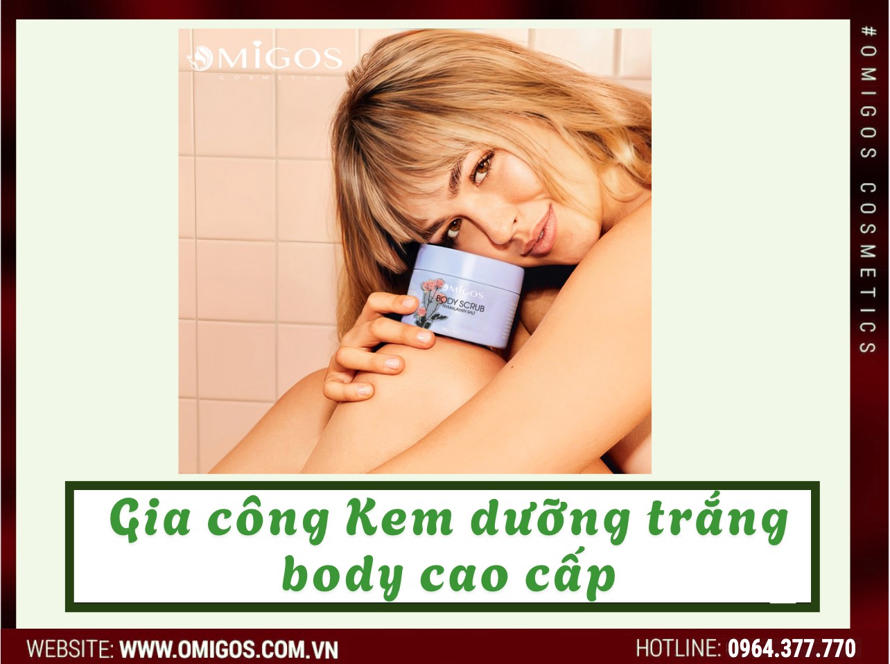 Gia công kem dưỡng body cao cấp