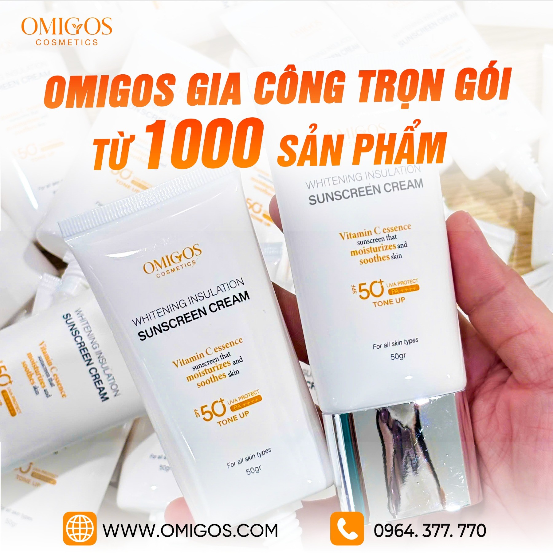 OMIGOS gia công trọn gói từ 1000 sản phẩm